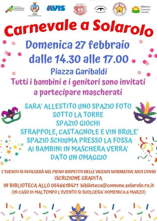 carnevale febbraio 2022