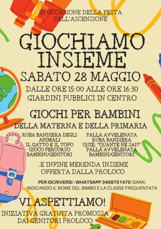 giochi in piazza