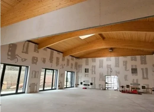 lavori costruzione centro parrocchiale