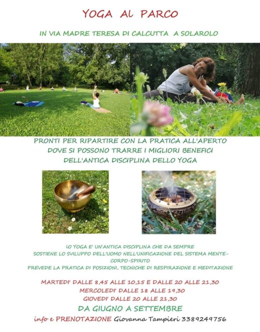 yoga al parco