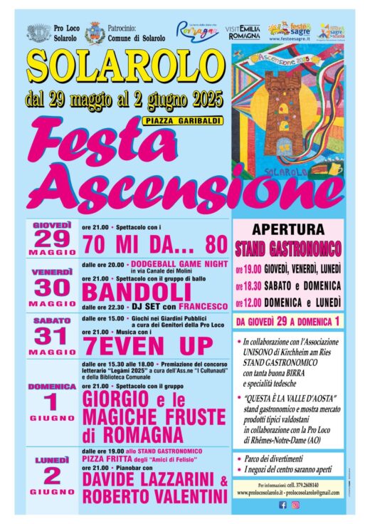 programma festa maggio 2025